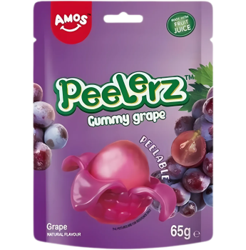 AMOS - Peelerz Gummy Grape 65g